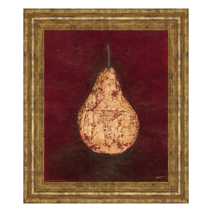 Classy Living Golden Pear Wall Art 22"x26", GiIded Radiance Frame