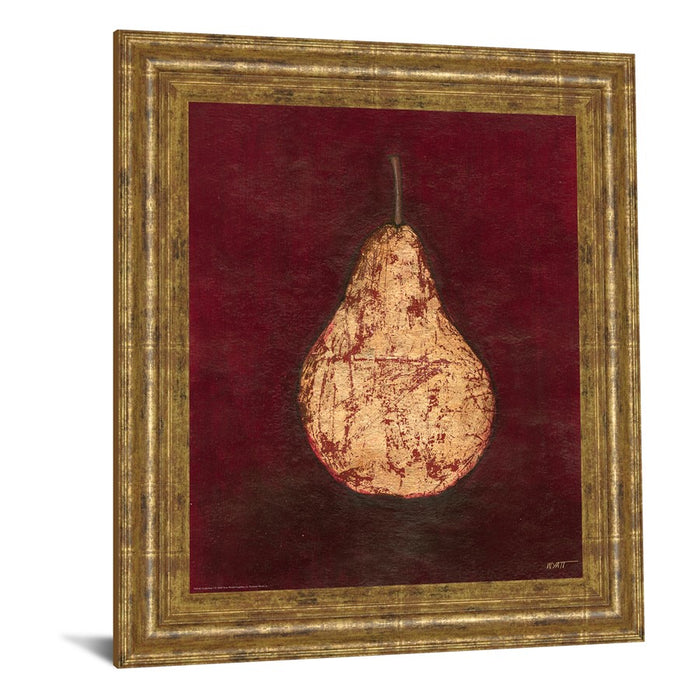 Classy Living Golden Pear Wall Art 22"x26", GiIded Radiance Frame