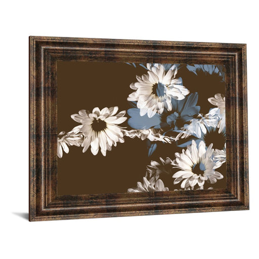 Classy Living Chocolate Bloom II Wall Art 26"x22", Dark Chocolate Frame