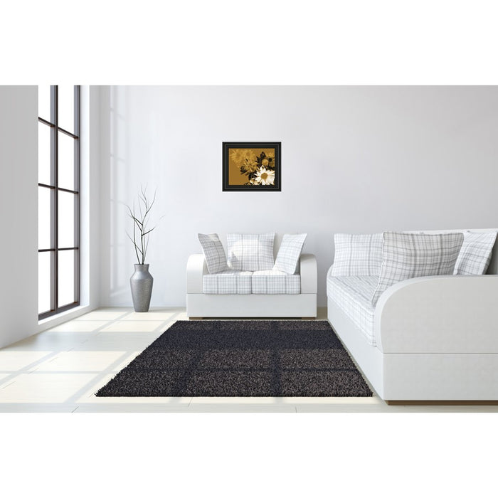 Classy Living Golden Bloom II Wall Art 26"x22", Midnight Aura Frame