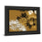 Classy Living Golden Bloom I Wall Art 26"x22", Black Frame