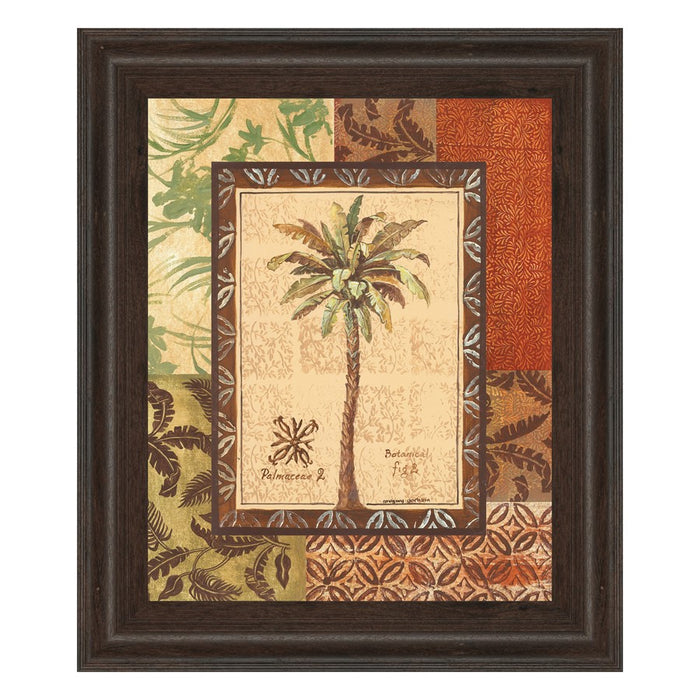 Classy Living Palmaceae II Wall Art 22"x26", Cinnamon Mocha Frame