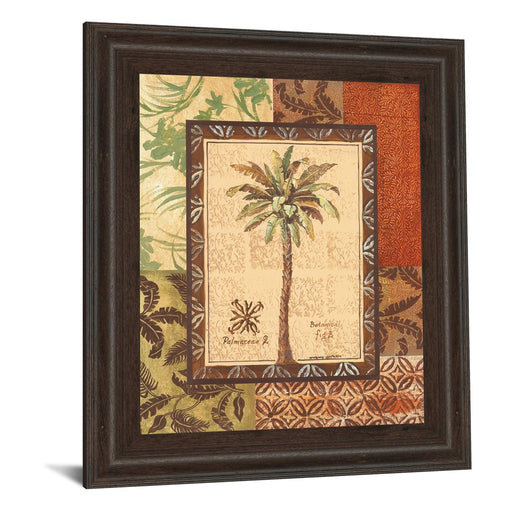 Classy Living Palmaceae II Wall Art 22"x26", Cinnamon Mocha Frame