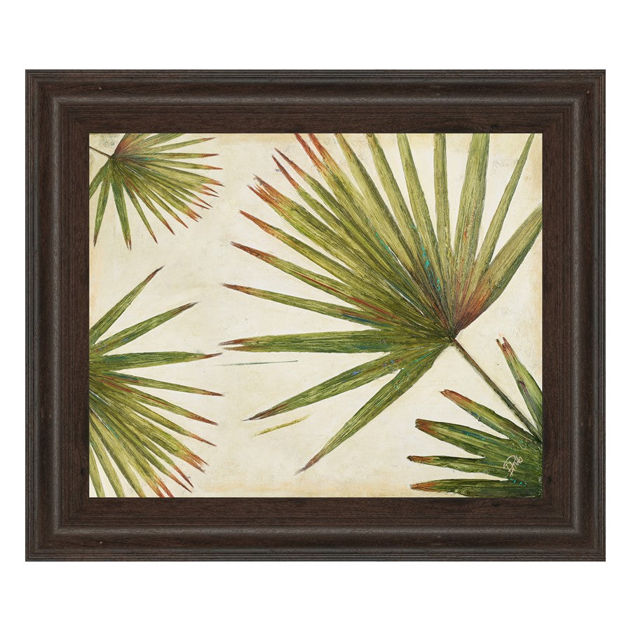Classy Living Palm Breeze Wall Art 26"x22", Cinnamon Mocha Frame