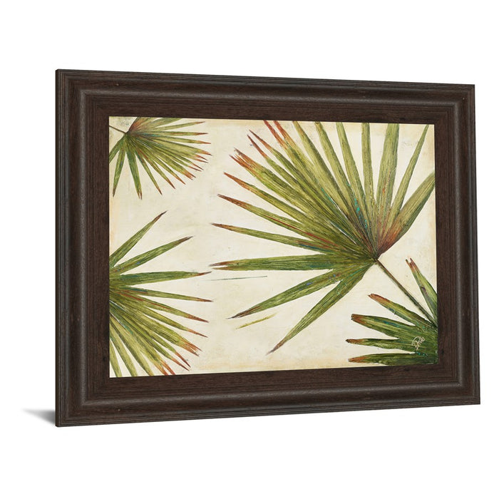Classy Living Palm Breeze Wall Art 26"x22", Cinnamon Mocha Frame