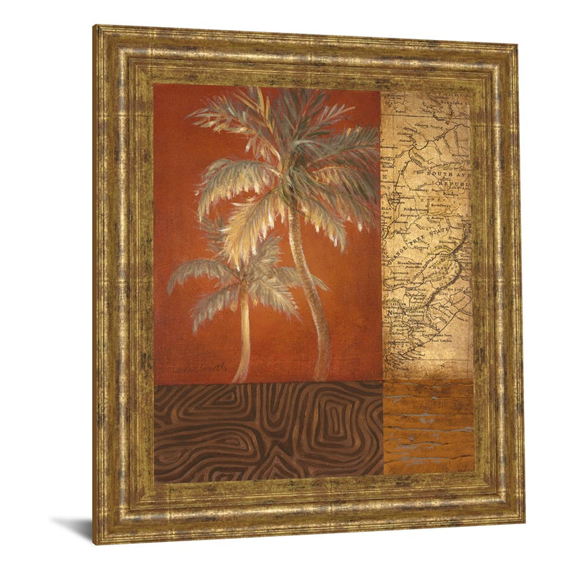 Classy Living Voyage Palm Wall Art 22"x26", GiIded Radiance Frame