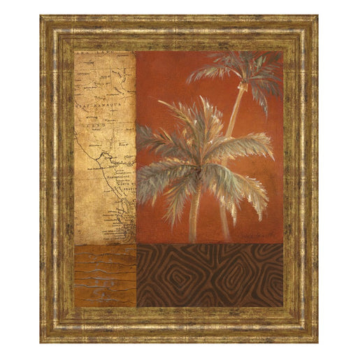 Classy Living Palm Voyage Wall Art 22"x26", GiIded Radiance Frame