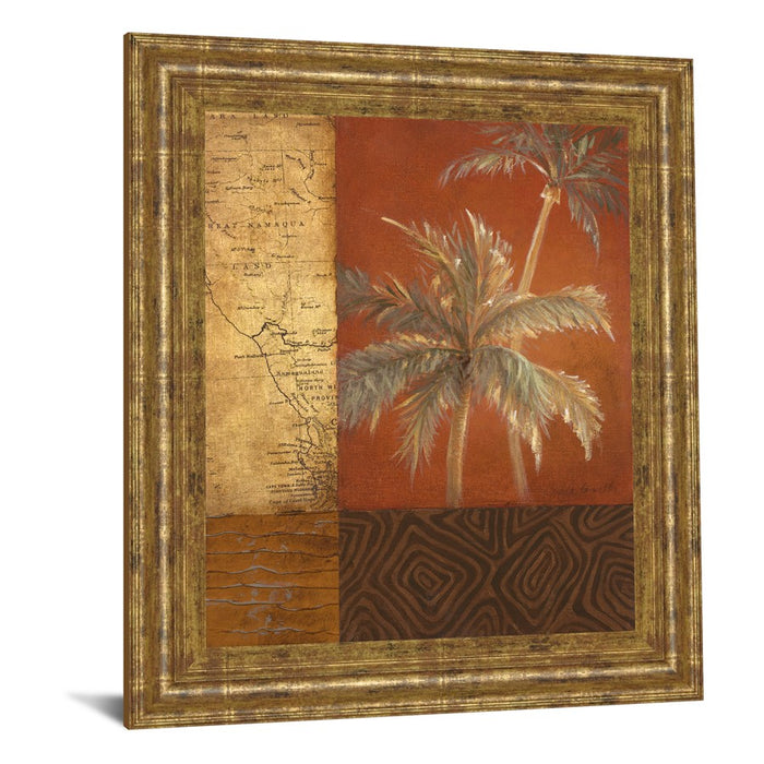 Classy Living Palm Voyage Wall Art 22"x26", GiIded Radiance Frame