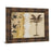 Classy Living Elegant Palm Scroll Wall Art 26"x22", Dark Chocolate Frame