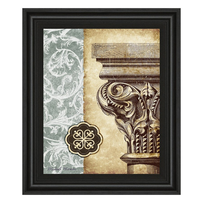 Classy Living Romanesque Elegance Wall Art 22"x26", Midnight Aura Frame