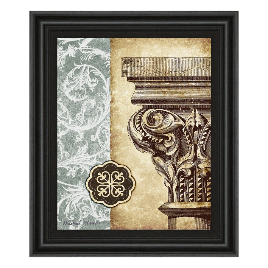 Classy Living Romanesque Elegance Wall Art 22"x26", Midnight Aura Frame