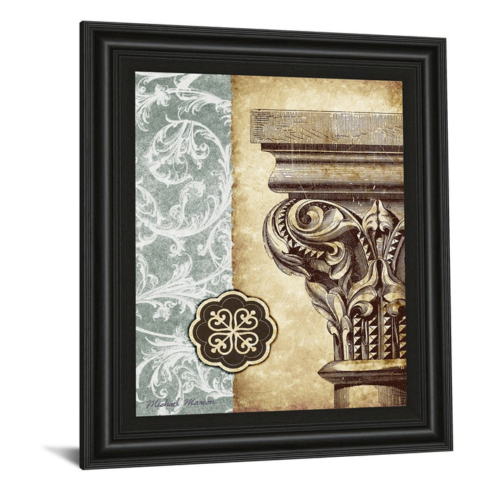 Classy Living Romanesque Elegance Wall Art 22"x26", Midnight Aura Frame