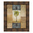 Classy Living Stately Palm Mosaic Wall Art 22"x26", Dark Chocolate Frame