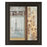 Classy Living Couture Elegance Wall Art 22"x26", Dark Chocolate Frame