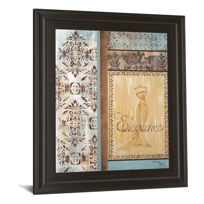 Classy Living Elegance Gown Wall Art 22"x26", Dark Chocolate Frame