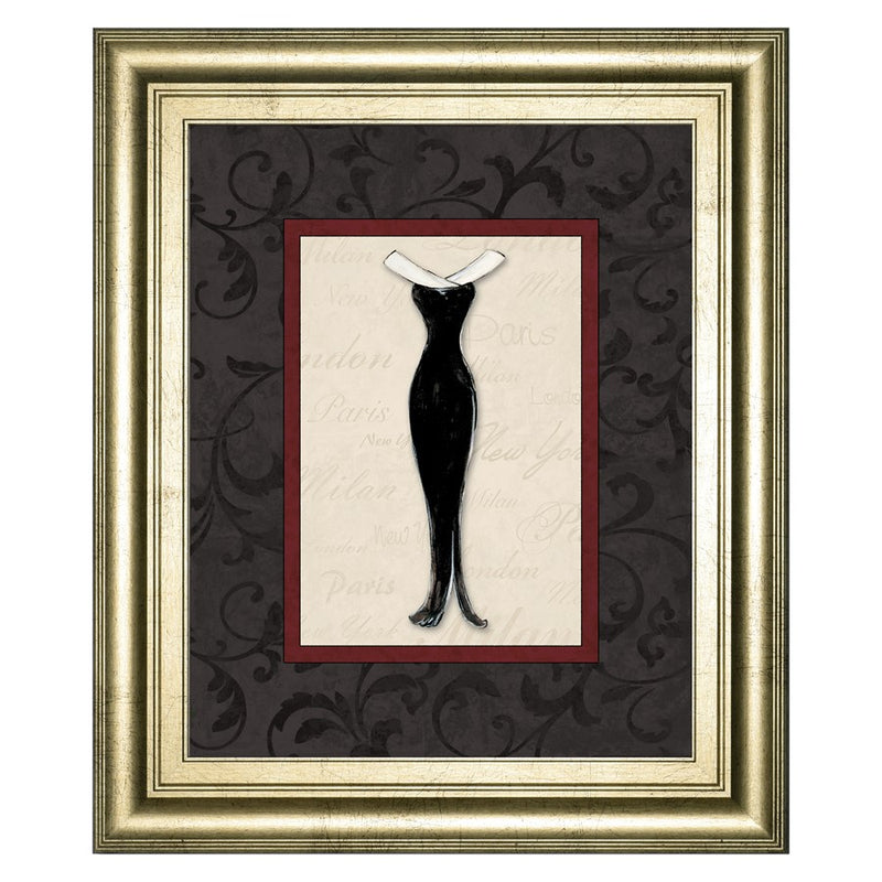 Classy Living Elegant Silhouette Wall Art 22"x26", GiIded Radiance Frame