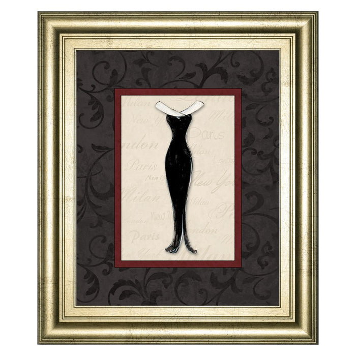 Classy Living Elegant Silhouette Wall Art 22"x26", GiIded Radiance Frame - 4901