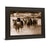 Classy Living WIId Herd Run Wall Art 26"x22", Dark Chocolate Frame