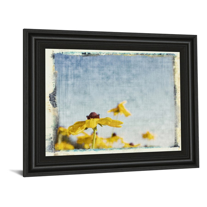 Classy Living Sunlit Blooms Wall Art 26"x22", Midnight Aura Frame