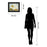 Classy Living Blackeyed Susan II Wall Art 26"x22", Midnight Aura Frame