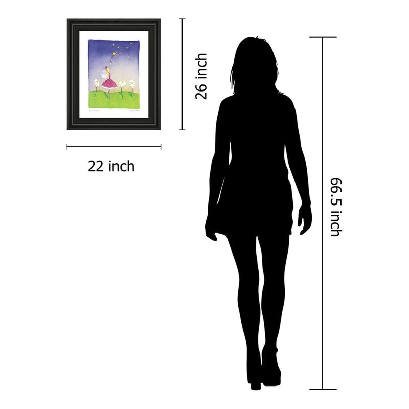 Classy Living Starry Wish Wall Art 22"x26", Midnight Aura Frame