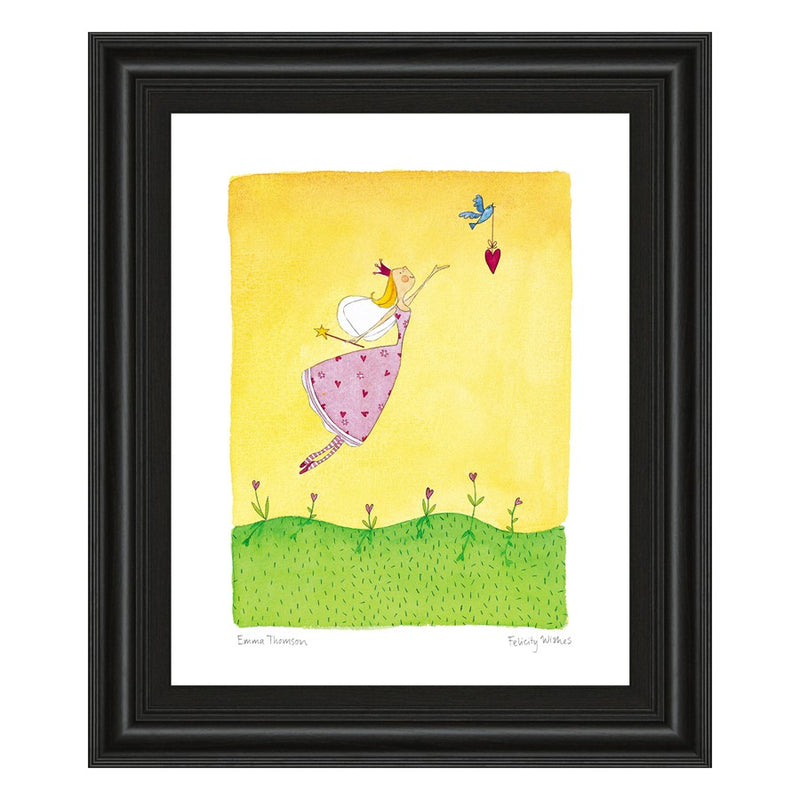 Classy Living Felicity Wishes II Wall Art 22"x26", Black Frame