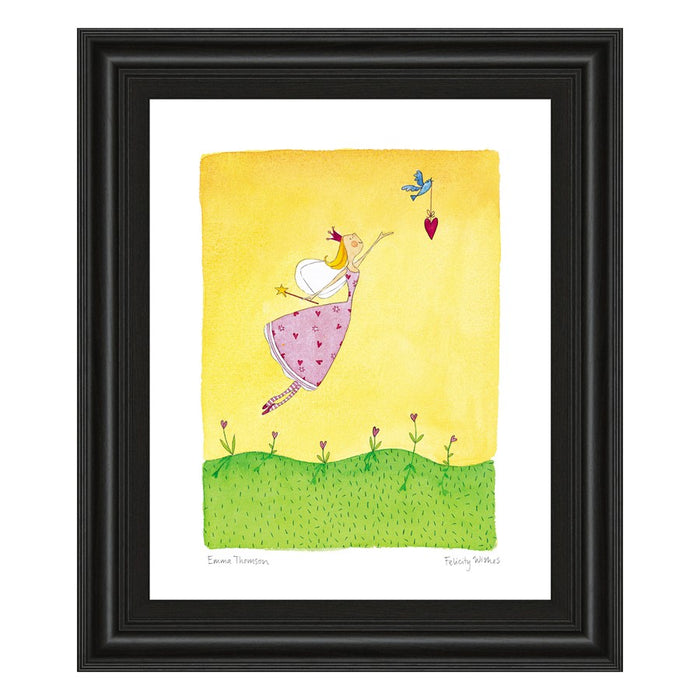 Classy Living Felicity Wishes II Wall Art 22"x26", Black Frame