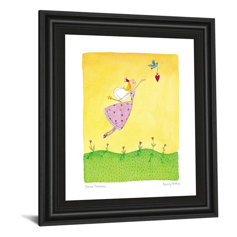 Classy Living Felicity Wishes II Wall Art 22"x26", Black Frame