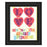 Classy Living Love Makes World Wall Art 22"x26", Midnight Aura Frame