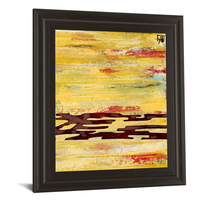 Classy Living Tire Mark II Wall Art 22"x26", Dark Chocolate Frame