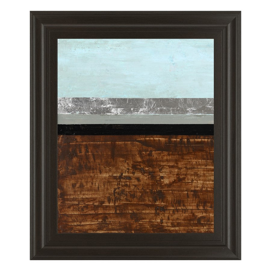 Classy Living Textured Light Wall Art 22"x26", Dark Chocolate Frame