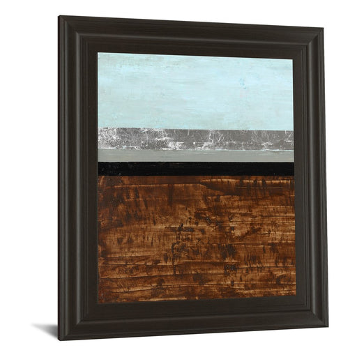 Classy Living Textured Light Wall Art 22"x26", Dark Chocolate Frame