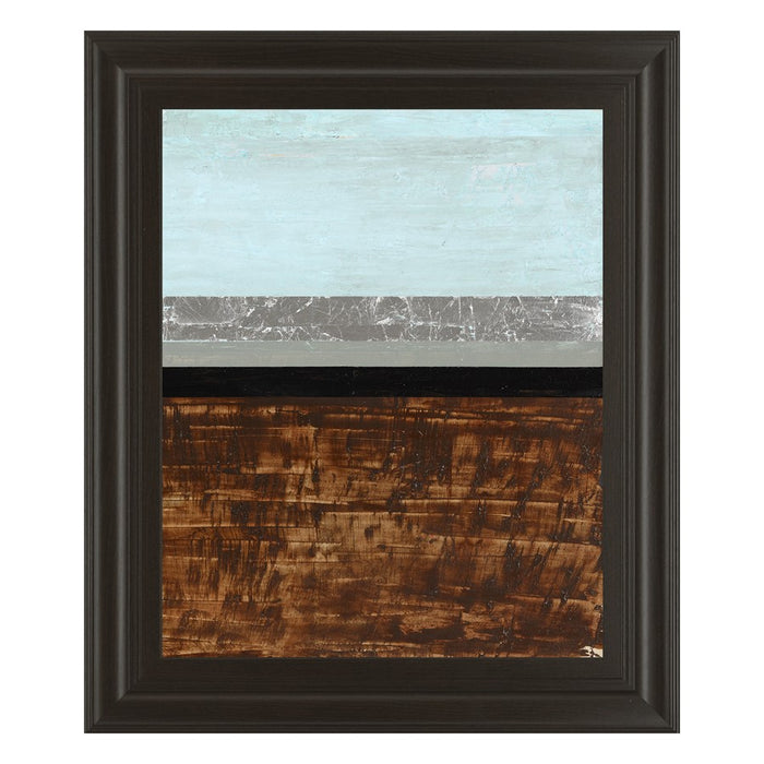 Classy Living Serene Layers Wall Art 22"x26", Dark Chocolate Frame
