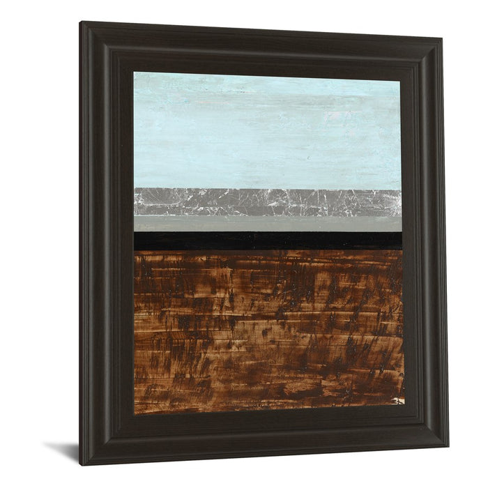 Classy Living Serene Layers Wall Art 22"x26", Dark Chocolate Frame