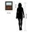 Classy Living Serene Layers Wall Art 22"x26", Dark Chocolate Frame