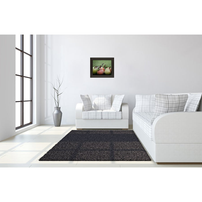 Classy Living Ripe Pears Harmony Wall Art 26"x22", Dark Chocolate Frame