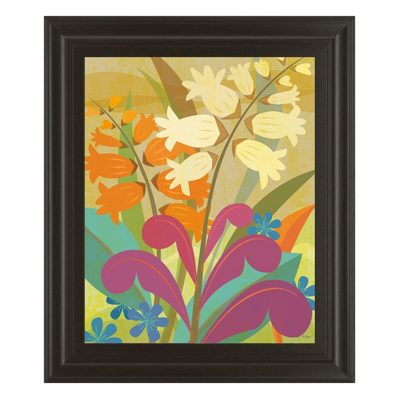 Classy Living Lily Of The Valley Wall Art 22"x26", Dark Chocolate Frame