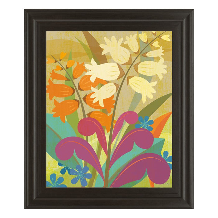 Classy Living Lily Of The Valley Wall Art 22"x26", Dark Chocolate Frame