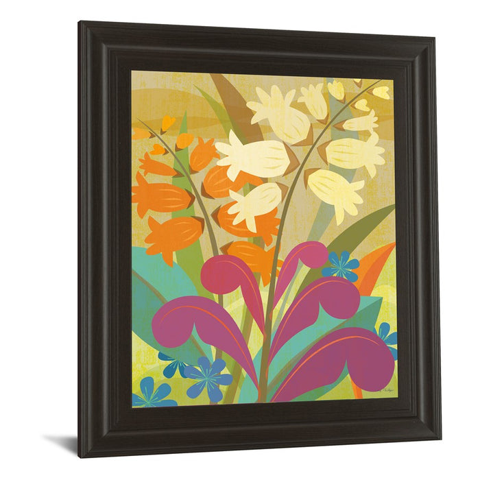Classy Living Lily Of The Valley Wall Art 22"x26", Dark Chocolate Frame