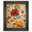Classy Living Harvest Bloom Wall Art 22"x26", Dark Chocolate Frame