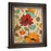 Classy Living Harvest Bloom Wall Art 22"x26", Dark Chocolate Frame