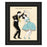 Classy Living Dancing Duo Wall Art 22"x26", Midnight Aura Frame
