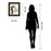 Classy Living Dancing Duo Wall Art 22"x26", Midnight Aura Frame