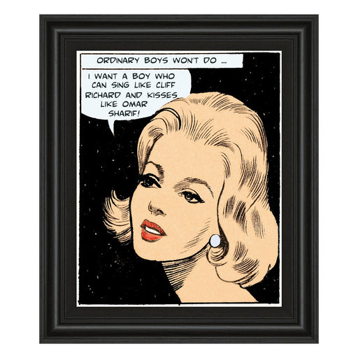 Classy Living Glamorous Desire Wall Art 22"x26", Midnight Aura Frame - 8049