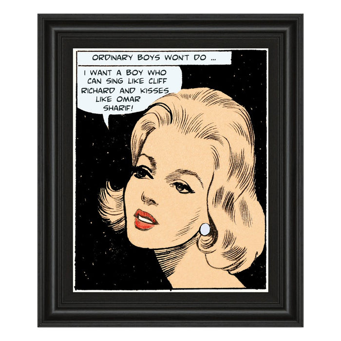 Classy Living Glamorous Desire Wall Art 22"x26", Midnight Aura Frame