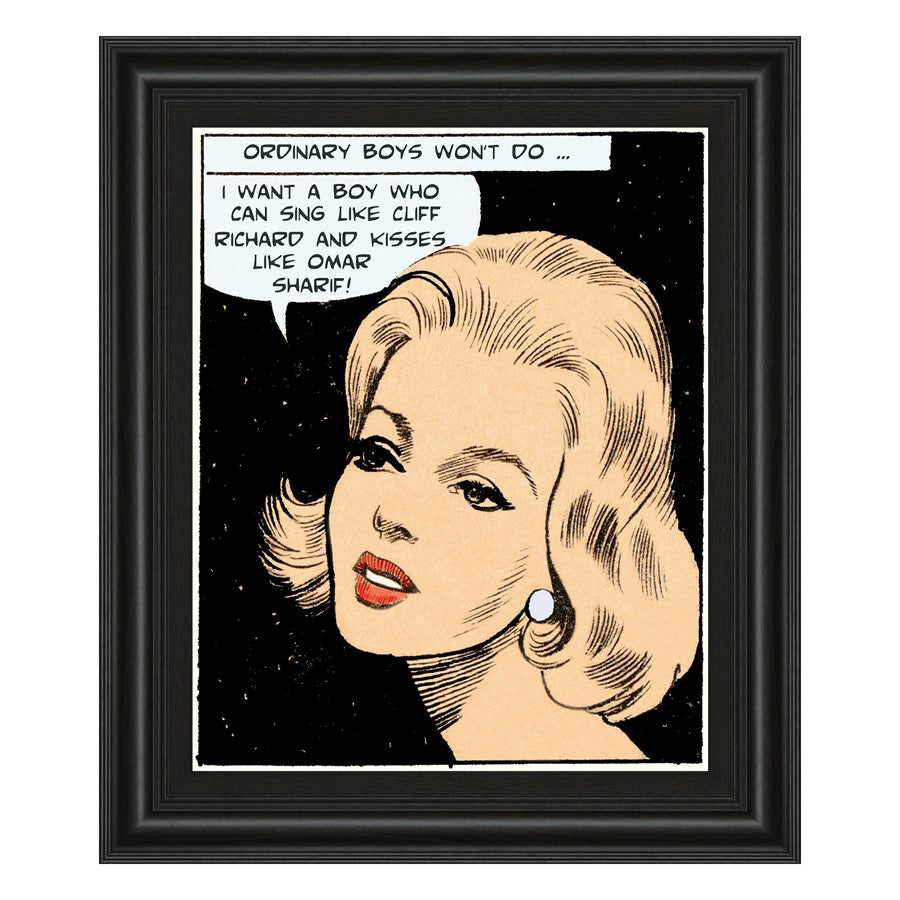Classy Living Glamorous Desire Wall Art 22"x26", Midnight Aura Frame