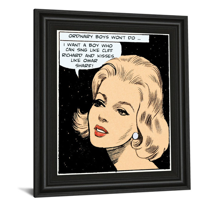 Classy Living Glamorous Desire Wall Art 22"x26", Midnight Aura Frame