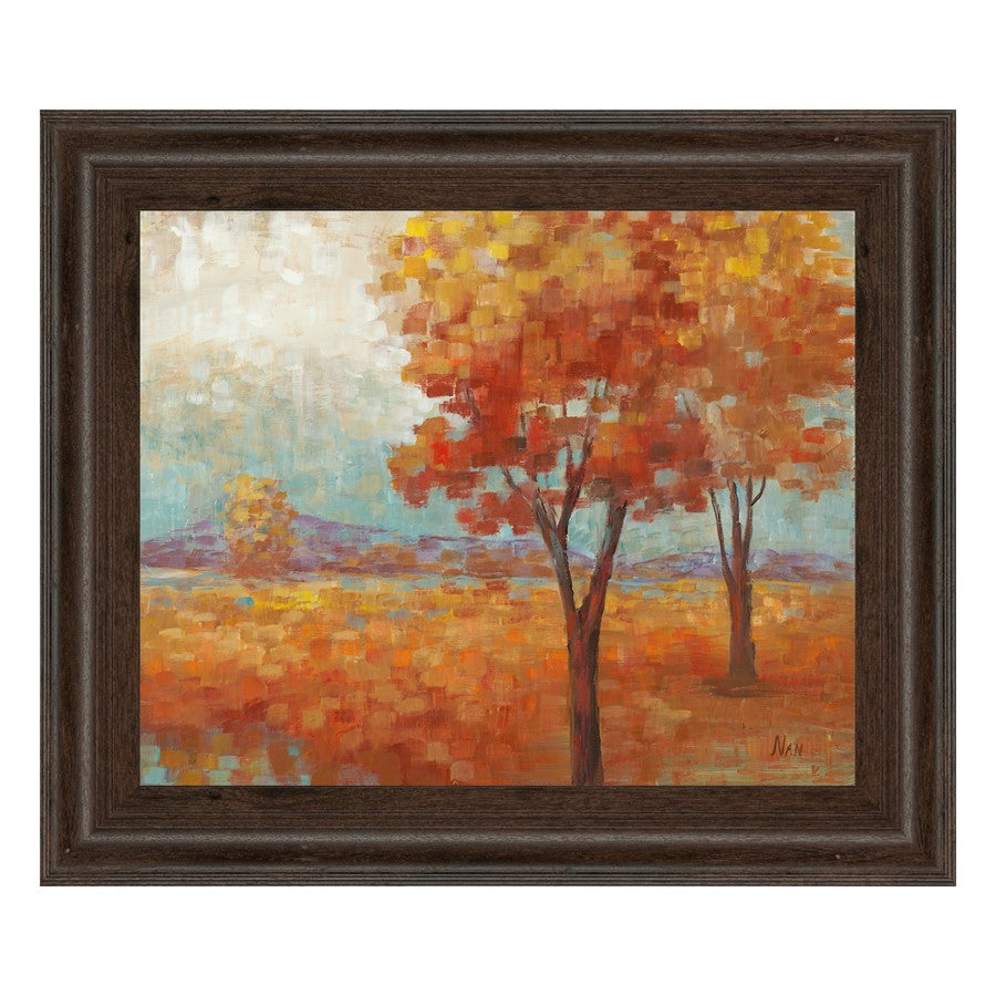 Classy Living Autumn Glow Wall Art 26"x22", Cinnamon Mocha Frame