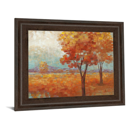 Classy Living Autumn Glow Wall Art 26"x22", Cinnamon Mocha Frame