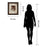 Classy Living Equestrian Bond Wall Art 22"x26", Cinnamon Mocha Frame
